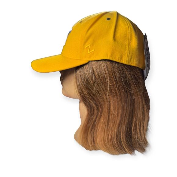 Michigan Wolverines Fitted Hat Zephyr Wool Blend Yellow 7 5/8 Vintage 90s - Picture 7 of 7